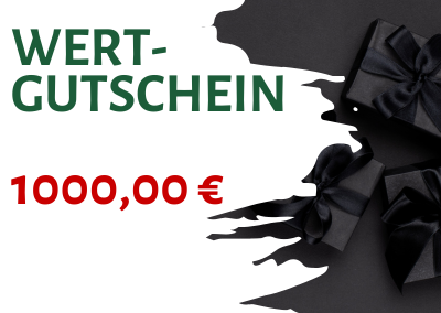 Wertgutschein 1100,00 €