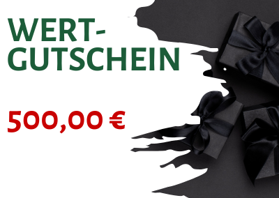 Wertgutschein 550,00 €